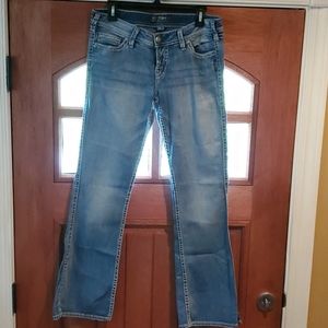 Silver Twisted Surplus Jeans